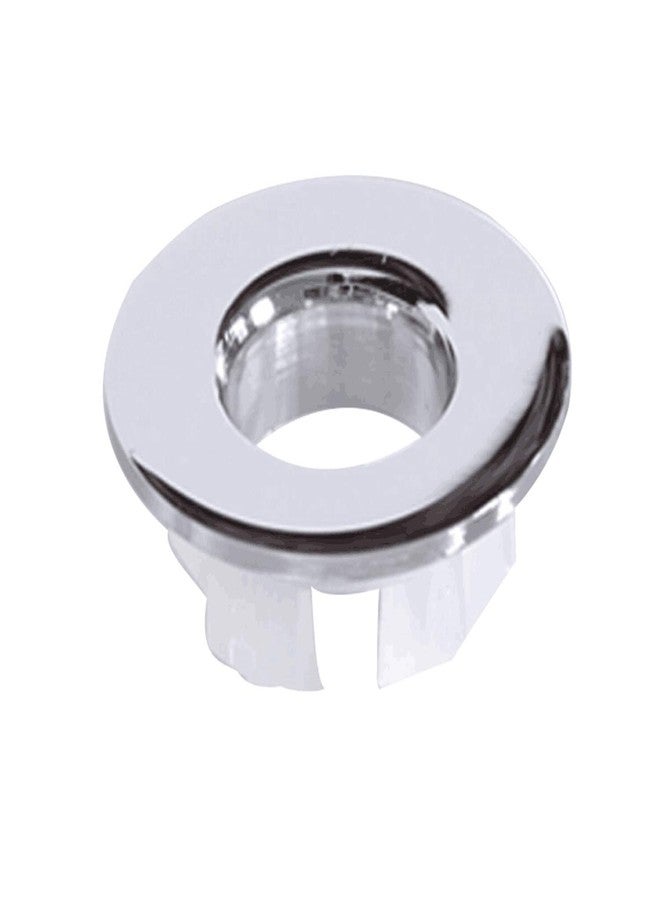 BWE غطاء حوض غسيل من الكروم من BWE، غطاء فتحة تصريف الفائض، حشوة نحاسية، أغطية دائرية - Image 1